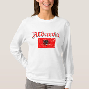 Albanees vlagontwerp t-shirt