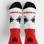 Albanees vlagpatriottisch, duurzaam Albanië Sokken (Top)