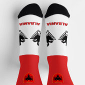 Albanees vlagpatriottisch, duurzaam Albanië Sokken (Top)