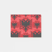 Albanees vlagpatroon 2 post-it® notes (Voorkant)