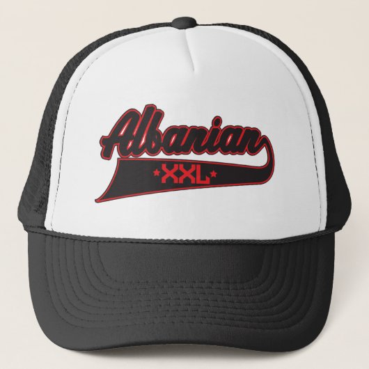 Albanees XXL Trucker Pet (Voorkant)