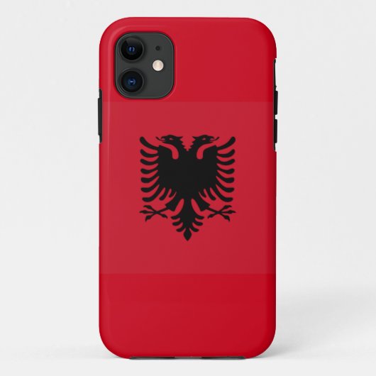 Albanese aanvalstelefoonzaak Case-Mate iPhone case (Achterkant)