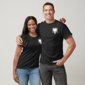 Albanese Adelaar Minimalistisch T-shirt (Unisex)