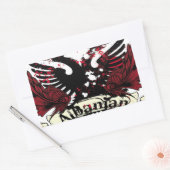 albanese adelaar rechthoekige sticker (Envelop)