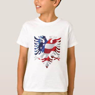Albanese Amerikaanse adelaar T-shirt