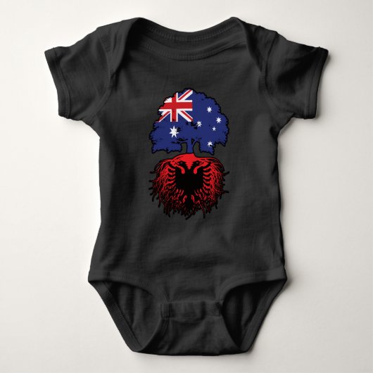 Albanese Australische Australische boomstammen Romper (Voorkant)