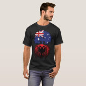 Albanese Australische Australische boomstammen T-shirt (Voorkant volledig)