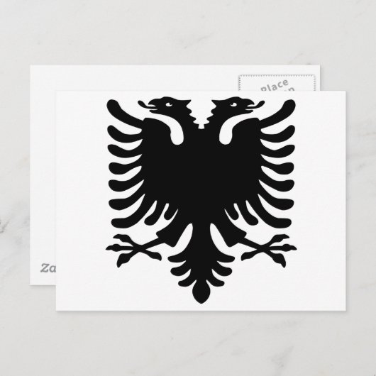 Albanese Eagle. Briefkaart (Voorkant / Achterkant)