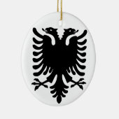 Albanese Eagle. Keramisch Ornament (Rechts)