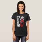 Albanese en Zuid-Koreaanse vlag voor de vermenging T-shirt (Voorkant volledig)