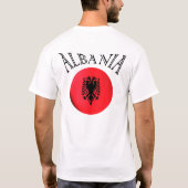 Albanese football voetbal t-shirt (Achterkant)