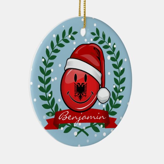 Albanese kerststijl keramisch ornament (Rechts)