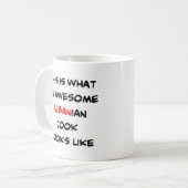 albanese kok , geweldige koffiemok (Voorkant links)