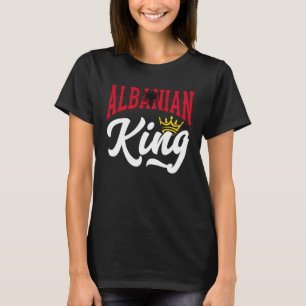 Albanese koning Albanees Albanië vlag T-shirt
