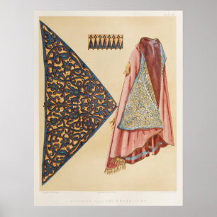 Albanese kostumeborduurwerk van de industriële ar poster