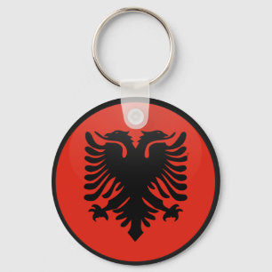 Albanese kwaliteitslakkencirkel sleutelhanger
