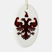 Albanese macht keramisch ornament (Rechts)