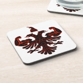 Albanese macht onderzetter (Linkerzijde)