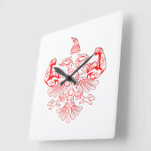 Albanese macht vierkante klok (Hoek)