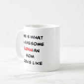 Albanese moeder, geweldig koffiemok (Voorkant links)