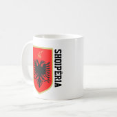 Albanese Mok van kernwapenkoffie (Voorkant links)