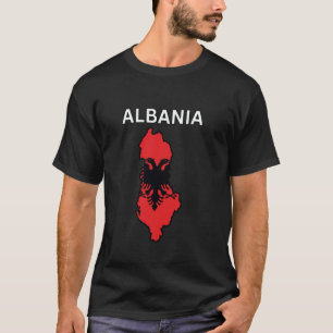 Albanese ontwerp t-shirt