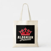 Albanese prinses Eagle Shqiponja Albanië Tote Bag (Achterkant)