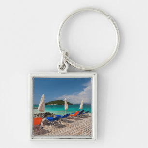 Albanese Rivièra, Ksamil, strand aan de zee Sleutelhanger