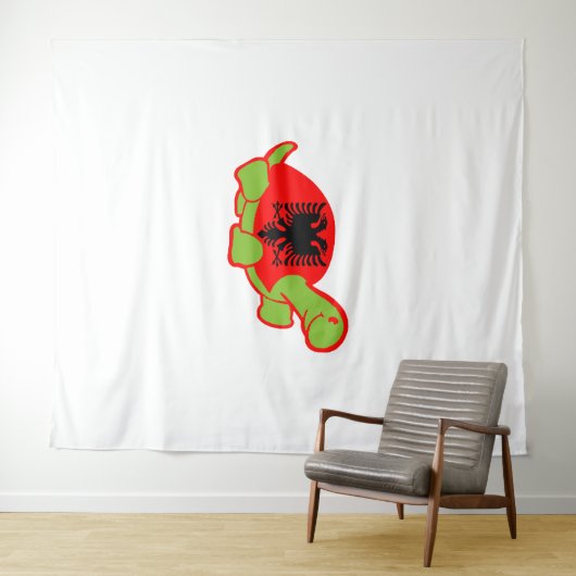 Albanese schildpad wandkleed (In Situ (horizontaal))