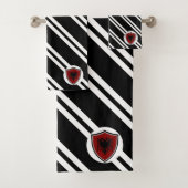 Albanese schildvlag bad handdoek (Insitu)