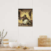 Albanese Sentinel Resting (Arnaueti) (olie op canv Poster (Keuken)