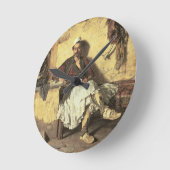 Albanese Sentinel Resting (Arnaueti) (olie op canv Ronde Klok (Hoek)