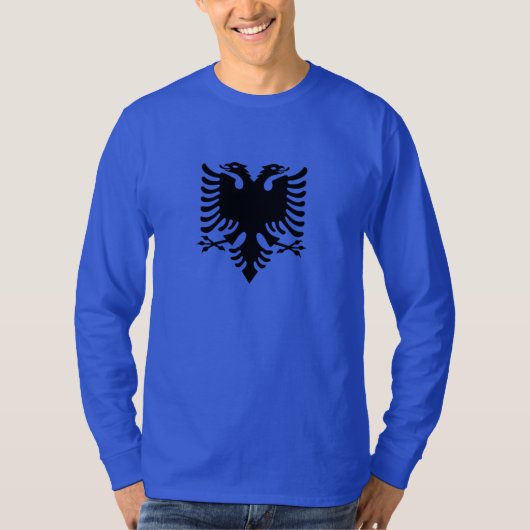 Albanese tweekoppige adelarij t-shirt (Voorkant)