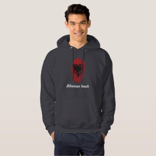 Albanese vingerafdrukvlag hoodie