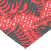 Albanese vlag 2 medium tafelloper (Hoek)