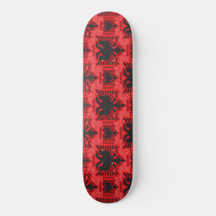 Albanese vlag 2 persoonlijk skateboard