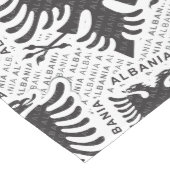 Albanese vlag 3 medium tafelloper (Hoek)