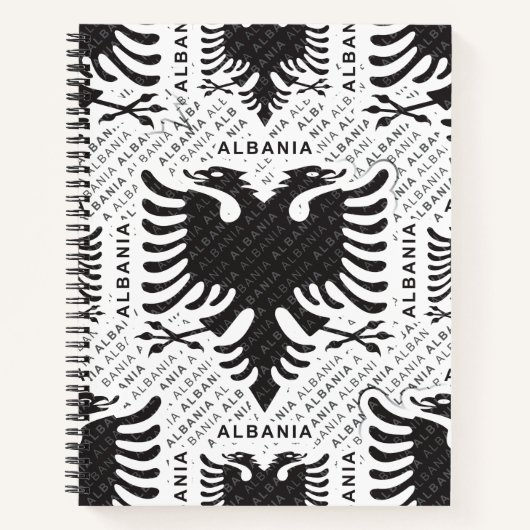 Albanese vlag 3 notitieboek (Voorkant)