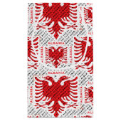 Albanese vlag 4 klein cadeauzakje (Achterkant)