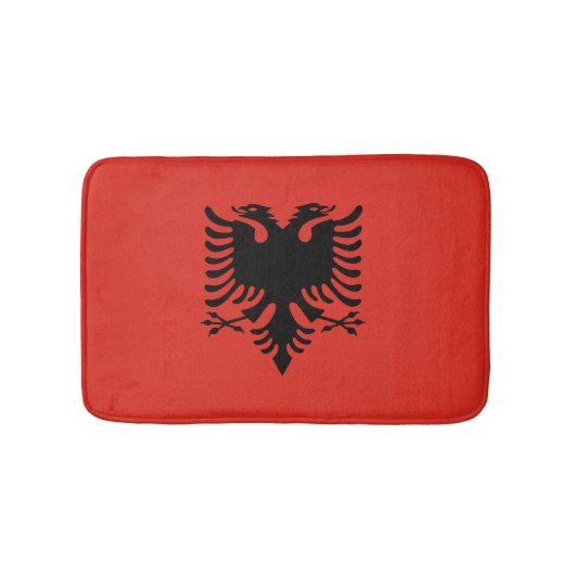 Albanese vlag badmat (Voorkant)