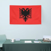 Albanese vlag Banner (Beurs)