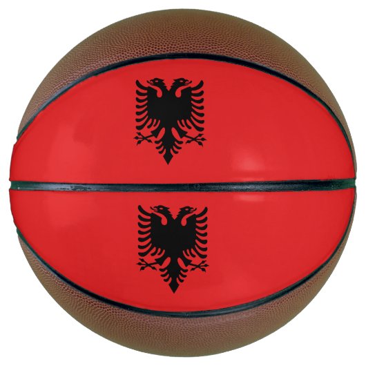 Albanese vlag basketbal (Voorkant)