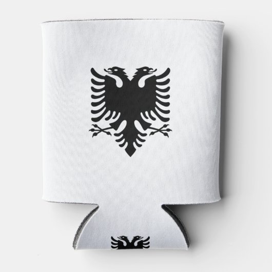 Albanese vlag blikjeskoeler (Voorkant)
