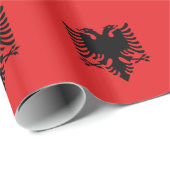 Albanese vlag cadeaupapier (Rol Hoek)