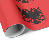 Albanese vlag cadeaupapier (Rol Hoek)
