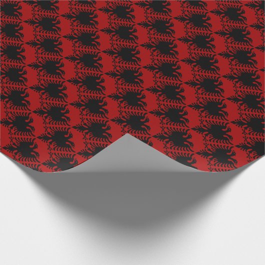 Albanese vlag cadeaupapier (Hoek)