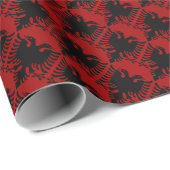 Albanese vlag cadeaupapier (Rol Hoek)