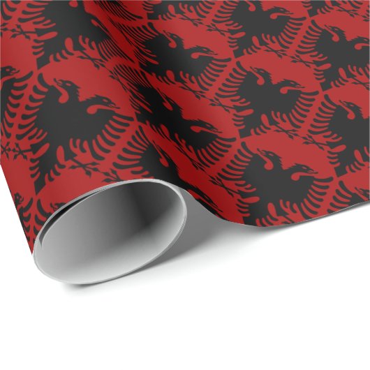 Albanese vlag cadeaupapier (Rol Hoek)