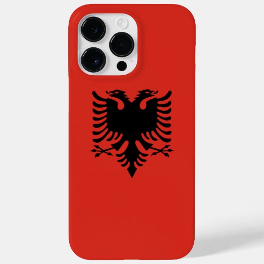 Albanese vlag Case-Mate iPhone case (Achterkant)