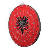 Albanese vlag dartbord (Voorkant Rechts)